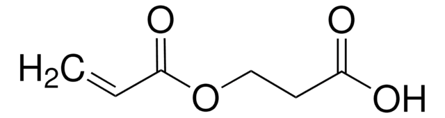 2-Carboxyethyl acrylate contains 900-1100&#160;ppm MEHQ as inhibitor