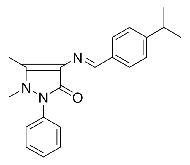 2,3-DIMETHYL-4-(4-ISOPROPYLBENZYLIDENEAMINO)-1-PHENYL-3-PYRAZOLIN-5-ONE AldrichCPR