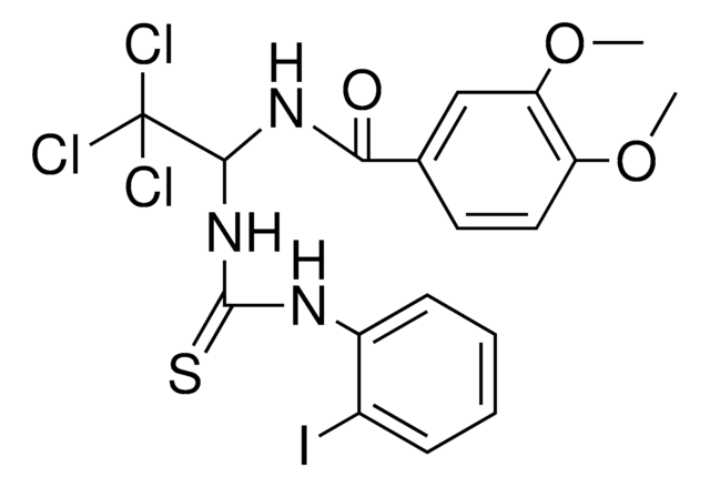 3,4-DIMETHOXY-N-(2,2,2-TRICHLORO-1-(3-(2-I-PHENYL)-THIOUREIDO)-ETHYL)-BENZAMIDE AldrichCPR