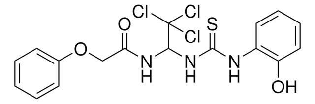 2-PHENOXY-N(2,2,2-TRICHLORO-1-(((2-HYDROXYANILINO)CARBOTHIOYL)AMINO)ET)ACETAMIDE AldrichCPR