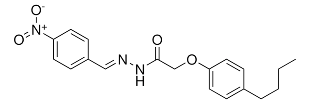 2-(4-BUTYLPHENOXY)-N'-(4-NITROBENZYLIDENE)ACETOHYDRAZIDE AldrichCPR