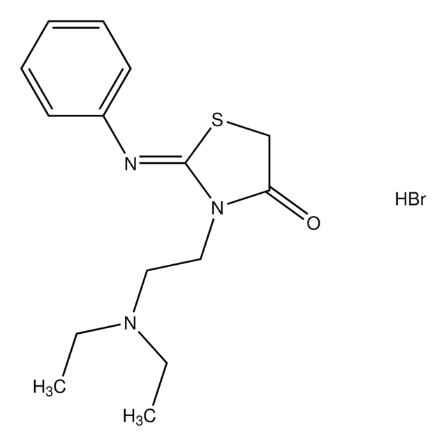 (2Z)-3-[2-(diethylamino)ethyl]-2-(phenylimino)-1,3-thiazolidin-4-one hydrobromide AldrichCPR
