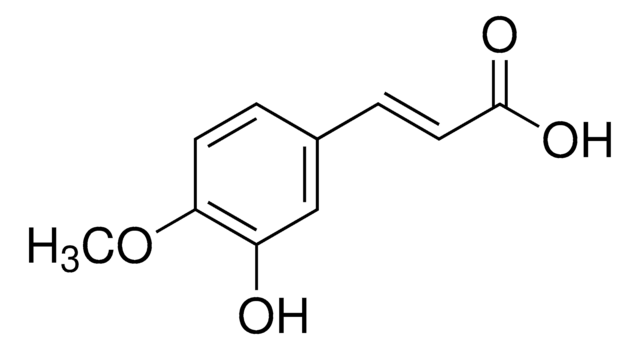 3-羟基-4-甲氧基肉桂酸&#65292;主要为反式 97%
