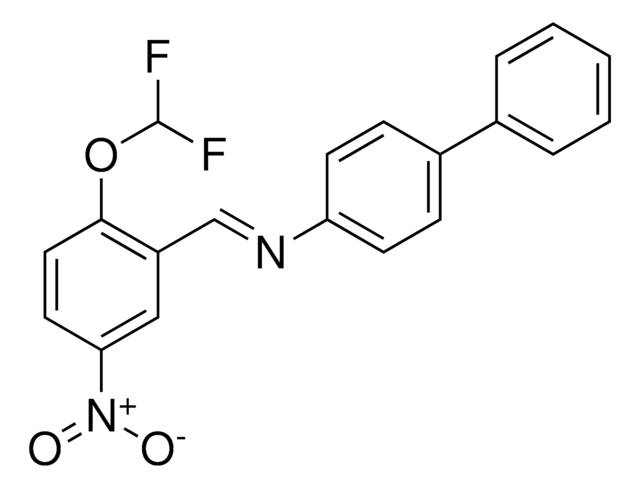 BIPHENYL-4-YL-(2-DIFLUOROMETHOXY-5-NITRO-BENZYLIDENE)-AMINE AldrichCPR