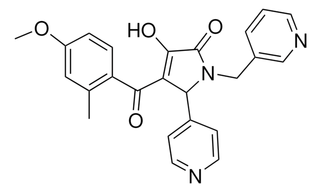3-HYDROXY-4-(4-METHOXY-2-METHYLBENZOYL)-5-(4-PYRIDINYL)-1-(3-PYRIDINYLMETHYL)-1,5-DIHYDRO-2H-PYRROL-2-ONE AldrichCPR