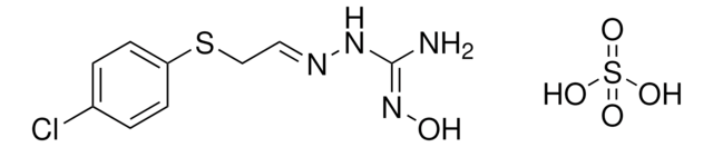  2-[2-[(4-CHLOROPHENYL)SULFANYL]ETHYLIDENE]-N'-HYDROXYHYDRAZINECARBOXIMIDAMIDE SULFATE AldrichCPR