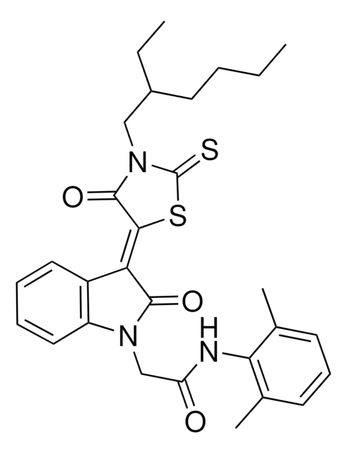 N-(2,6-DIMETHYLPHENYL)-2-{(3Z)-3-[3-(2-ETHYLHEXYL)-4-OXO-2-THIOXO-1,3-THIAZOLIDIN-5-YLIDENE]-2-OXO-2,3-DIHYDRO-1H-INDOL-1-YL}ACETAMIDE AldrichCPR