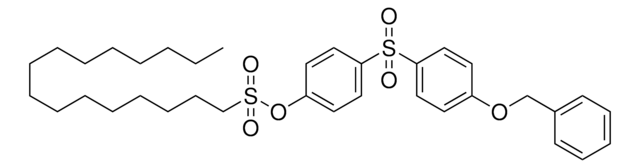 4-(4-(BENZYLOXY)PHENYLSULFONYL)PHENYL 1-HEXADECANESULFONATE AldrichCPR