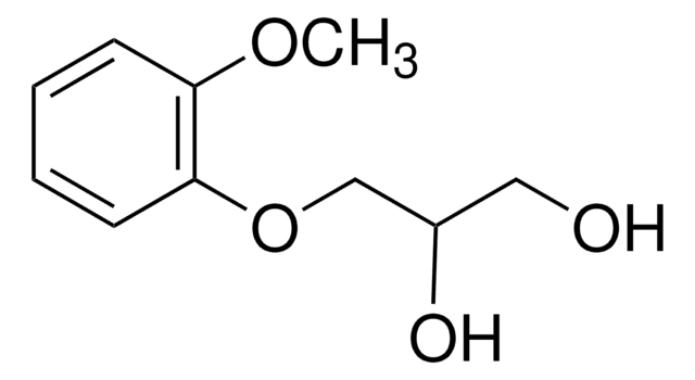 Guaiacol glyceryl ether &#8805;98% (GC)