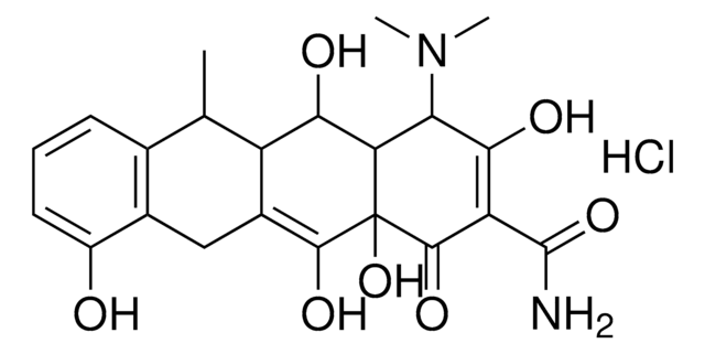 4-(DIMETHYLAMINO)-3,5,10,12,12A-PENTAHYDROXY-6-METHYL-1-OXO-1,4,4A,5,5A,6,11,12A-OCTAHYDRO-2-NAPHTHACENECARBOXAMIDE HYDROCHLORIDE AldrichCPR