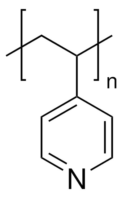 Poly(4-vinylpyridine), cross-linked 2&#160;% cross-linked with divinylbenzene