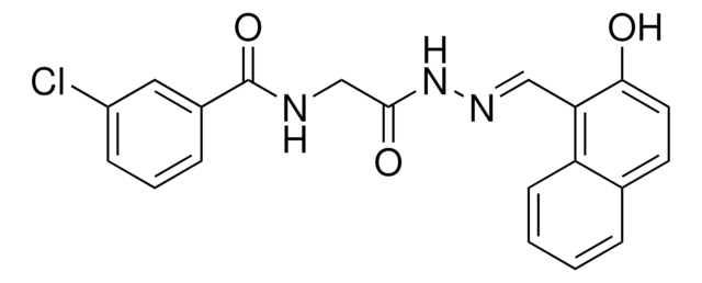3-CL-N-(2-(2-((2-HYDROXY-1-NAPHTHYL)METHYLENE)HYDRAZINO)-2-OXOETHYL)BENZAMIDE AldrichCPR