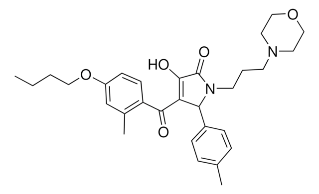 4-(4-BUTOXY-2-METHYLBENZOYL)-3-HYDROXY-5-(4-METHYLPHENYL)-1-[3-(4-MORPHOLINYL)PROPYL]-1,5-DIHYDRO-2H-PYRROL-2-ONE AldrichCPR