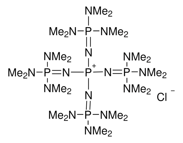 Tetrakis[tris(dimethylamino)phosphoranylidenamino]phosphonium chloride 95%