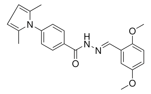 N'-(2,5-DIMETHOXYBENZYLIDENE)-4-(2,5-DIMETHYL-1H-PYRROL-1-YL)BENZOHYDRAZIDE AldrichCPR