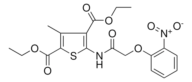 DIETHYL 3-METHYL-5-(((2-NITROPHENOXY)ACETYL)AMINO)-2,4-THIOPHENEDICARBOXYLATE AldrichCPR