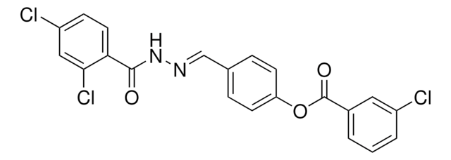 4-(2-(2,4-DICHLOROBENZOYL)CARBOHYDRAZONOYL)PHENYL 3-CHLOROBENZOATE AldrichCPR