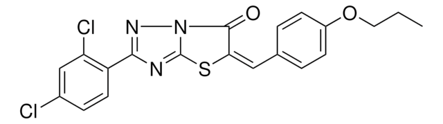(5E)-2-(2,4-DICHLOROPHENYL)-5-(4-PROPOXYBENZYLIDENE)[1,3]THIAZOLO[3,2-B][1,2,4]TRIAZOL-6(5H)-ONE AldrichCPR