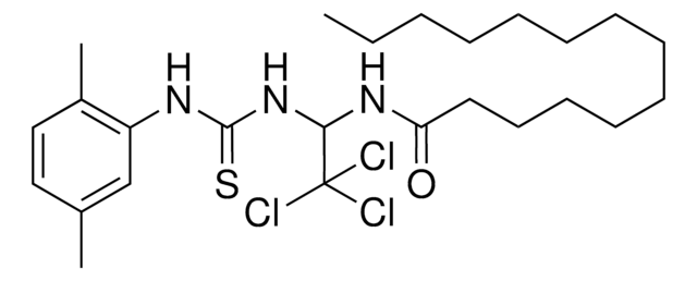 TETRADECANOIC ACID (2,2,2-TRICHLORO-1-(3-(2,5-DIMETHYL-PH)-THIOUREIDO)-ET)-AMIDE AldrichCPR