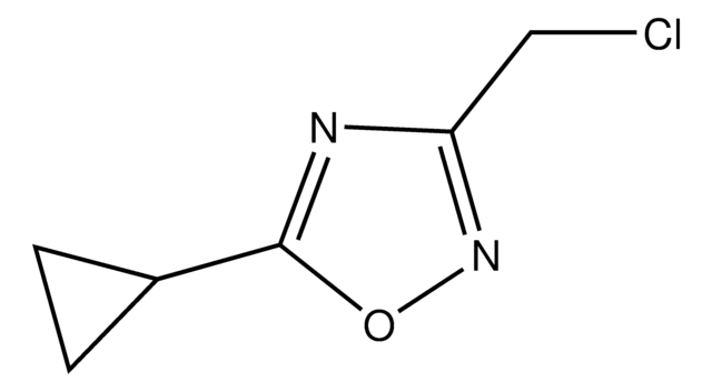 3-(Chloromethyl)-5-cyclopropyl-1,2,4-oxadiazole AldrichCPR
