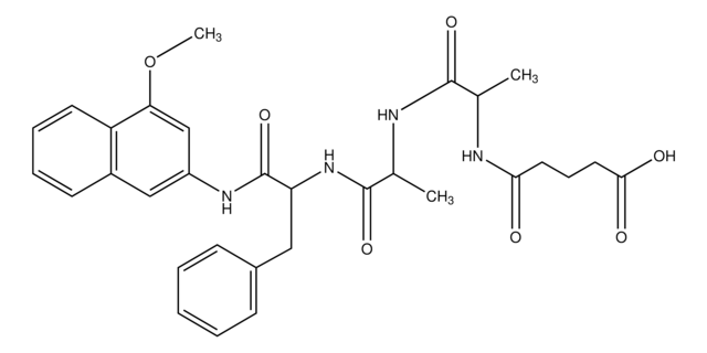 Glutaryl-Ala-Ala-Phe-4-methoxy-&#946;-naphthylamide protease substrate
