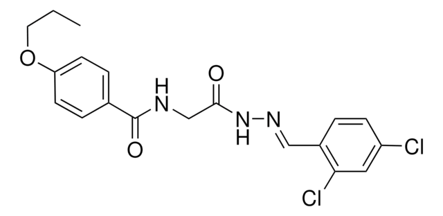N-(2-(2-(2,4-DICHLOROBENZYLIDENE)HYDRAZINO)-2-OXOETHYL)-4-PROPOXYBENZAMIDE AldrichCPR