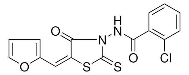 2-CHLORO-N-(5-(2-FURYLMETHYLENE)-4-OXO-2-THIOXO-1,3-THIAZOLIDIN-3-YL)BENZAMIDE AldrichCPR