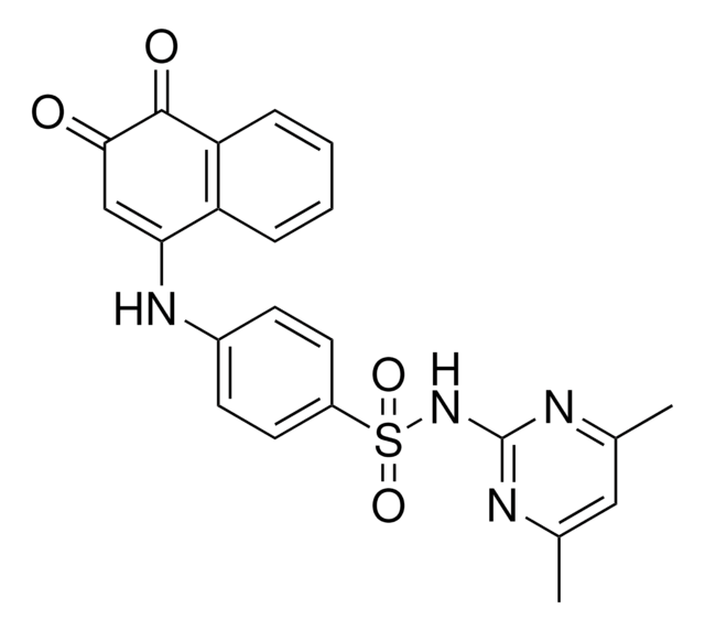 N-(4,6-DIMETHYL-2-PYRIMIDINYL)-4-[(3,4-DIOXO-3,4-DIHYDRO-1-NAPHTHALENYL)AMINO]BENZENESULFONAMIDE AldrichCPR