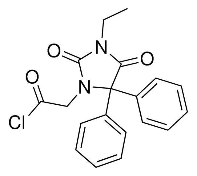 (3-Ethyl-2,4-dioxo-5,5-diphenyl-1-imidazolidinyl)acetyl chloride AldrichCPR