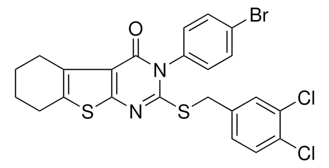 3-(4-BROMOPHENYL)-2-[(3,4-DICHLOROBENZYL)SULFANYL]-5,6,7,8-TETRAHYDRO[1]BENZOTHIENO[2,3-D]PYRIMIDIN-4(3H)-ONE AldrichCPR