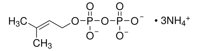 &#947;,&#947;-Dimethylallyl pyrophosphate triammonium salt 1&#160;mg/mL in methanol (:aqueous 10 mM NH4OH (7:3)), &#8805;90% (TLC)