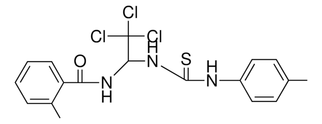 2-METHYL-N-(2,2,2-TRICHLORO-1-(3-P-TOLYL-THIOUREIDO)-ETHYL)-BENZAMIDE AldrichCPR