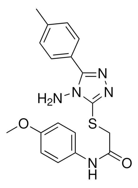 2-{[4-AMINO-5-(4-METHYLPHENYL)-4H-1,2,4-TRIAZOL-3-YL]SULFANYL}-N-(4-METHOXYPHENYL)ACETAMIDE AldrichCPR