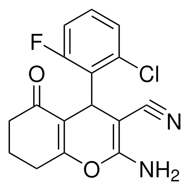 2-AMINO-4-(2-CL-6-F-PHENYL)-5-OXO-5,6,7,8-TETRAHYDRO-4H-CHROMENE-3-CARBONITRILE AldrichCPR