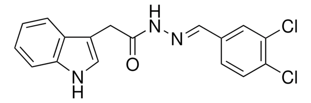 N'-[(3,4-DICHLOROPHENYL)METHYLIDENE]-2-(1H-INDOL-3-YL)ACETOHYDRAZIDE AldrichCPR