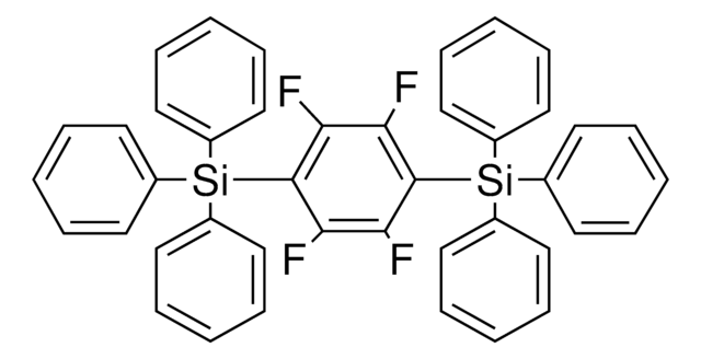 (2,3,5,6-TETRAFLUORO-1,4-PHENYLENE)BIS(TRIPHENYLSILANE) AldrichCPR