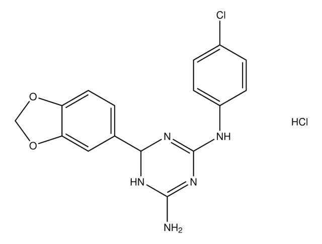 6-(1,3-benzodioxol-5-yl)-N(4)-(4-chlorophenyl)-1,6-dihydro-1,3,5-triazine-2,4-diamine hydrochloride AldrichCPR
