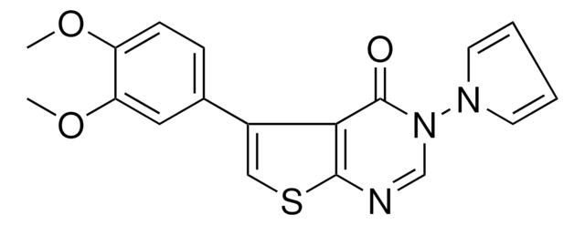 5-(3,4-DIMETHOXYPHENYL)-3-(1H-PYRROL-1-YL)THIENO(2,3-D)PYRIMIDIN-4(3H)-ONE AldrichCPR