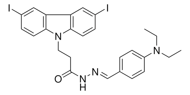 N'-(4-(DIETHYLAMINO)BENZYLIDENE)-3-(3,6-DIIODO-9H-CARBAZOL-9-YL)PROPANOHYDRAZIDE AldrichCPR
