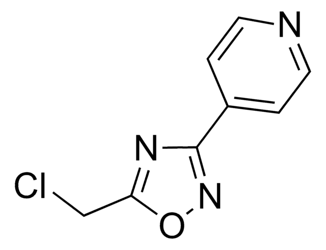 4-(5-Chloromethyl-1,2,4-oxadiazol-3-yl)pyridine AldrichCPR