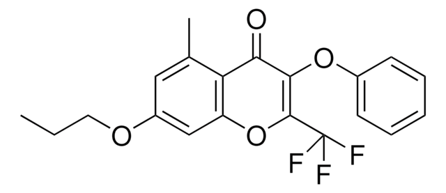 5-METHYL-3-PHENOXY-7-PROPOXY-2-(TRIFLUOROMETHYL)-4H-CHROMEN-4-ONE AldrichCPR