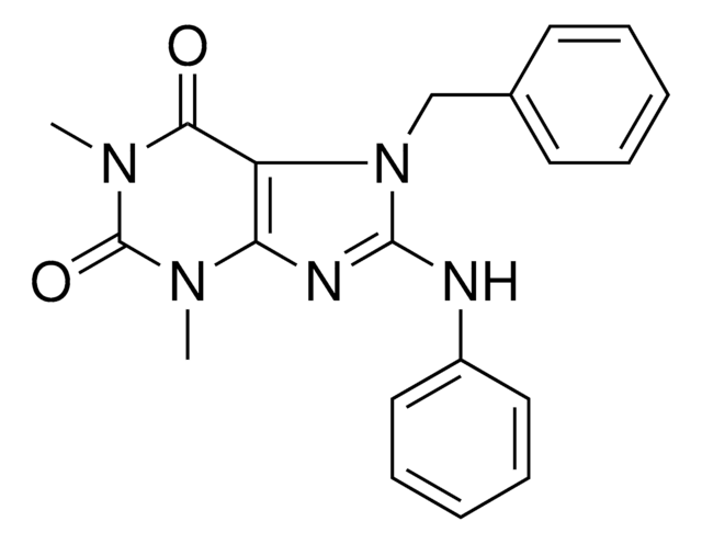 8-ANILINO-7-BENZYL-1,3-DIMETHYL-3,7-DIHYDRO-1H-PURINE-2,6-DIONE AldrichCPR