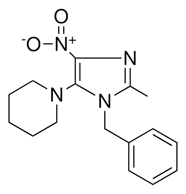 1-(3-BENZYL-2-METHYL-5-NITRO-3H-IMIDAZOL-4-YL)-PIPERIDINE AldrichCPR