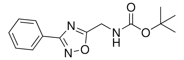 tert-Butyl (3-phenyl-1,2,4-oxadiazol-5-yl)methylcarbamate AldrichCPR