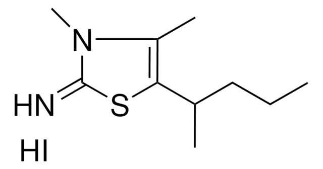 3,4-DIMETHYL-5-(1-METHYL-BUTYL)-3H-THIAZOL-2-YLIDENEAMINE, HYDROIODIDE AldrichCPR