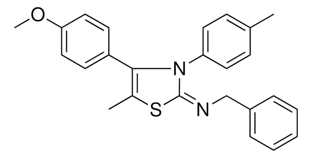 BENZYL-(4-(4-METHOXY-PHENYL)-5-METHYL-3-P-TOLYL-3H-THIAZOL-2-YLIDENE)-AMINE AldrichCPR