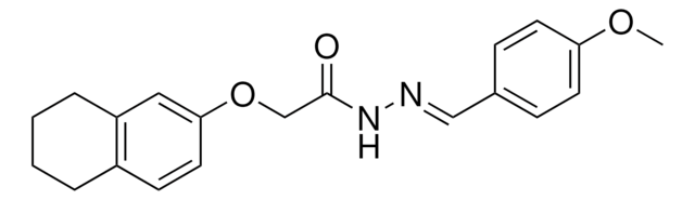 N'-[(4-METHOXYPHENYL)METHYLIDENE]-2-(5,6,7,8-TETRAHYDRO-2-NAPHTHALENYLOXY)ACETOHYDRAZIDE AldrichCPR