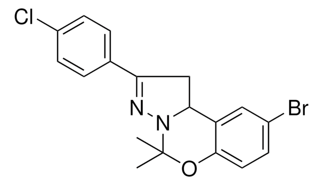 9-BR-2-(4-CHLORO-PH)-5,5-DIMETHYL-1,10B-DIHYDROPYRAZOLO(1,5-C)(1,3)BENZOXAZINE AldrichCPR