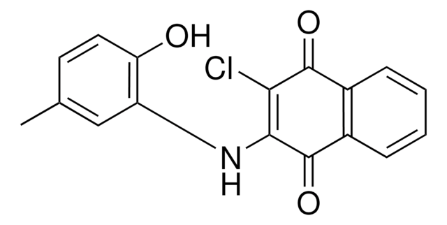 2-CHLORO-3-(2-HYDROXY-5-METHYLANILINO)-1,4-NAPHTHOQUINONE AldrichCPR
