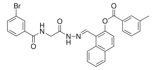 1-(2-(((3-BROMOBENZOYL)AMINO)AC)CARBOHYDRAZONOYL)-2-NAPHTHYL 3-METHYLBENZOATE AldrichCPR